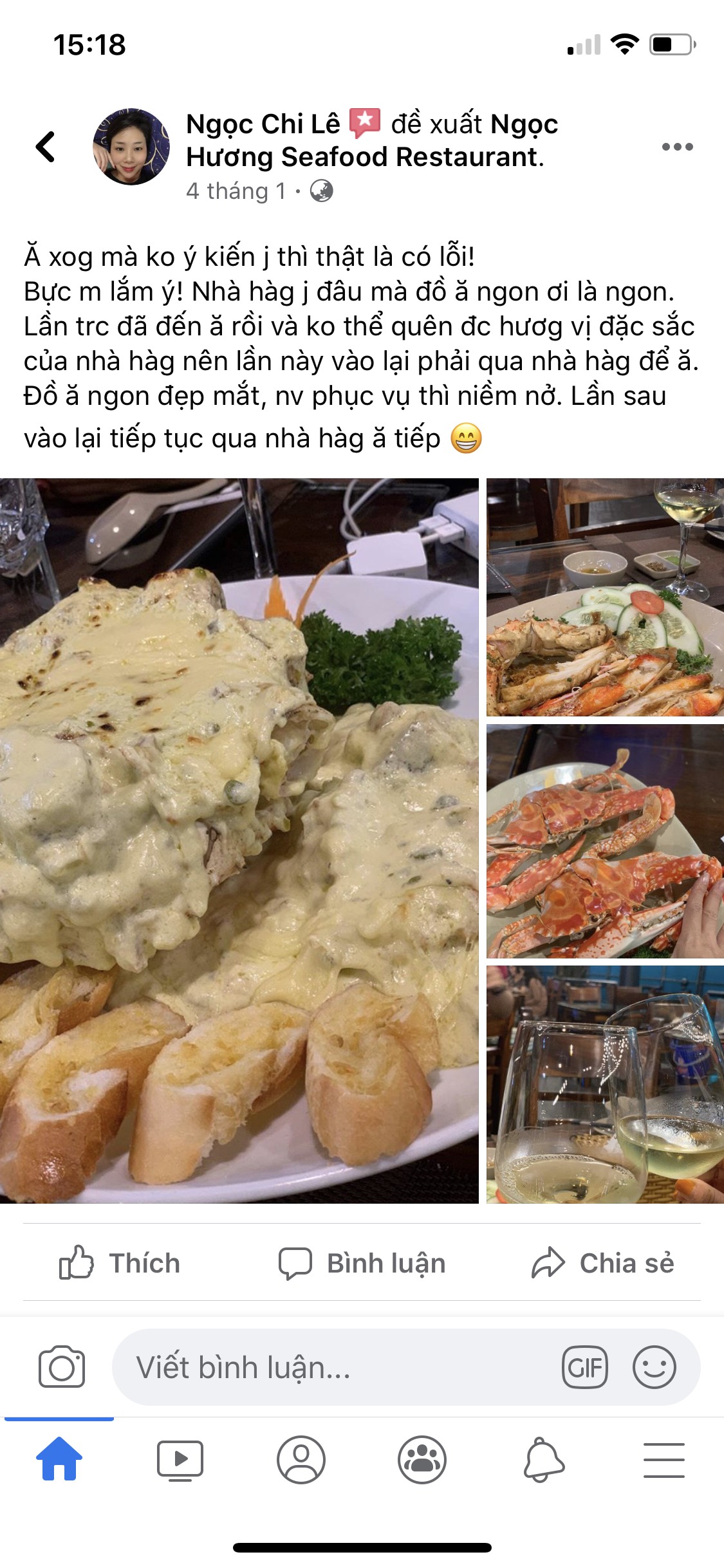 Review nhà hàng hải sản ngon Đà Nẵng