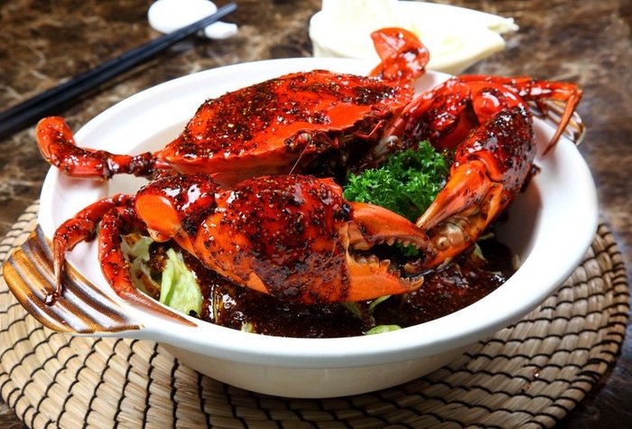 Cua sốt tiêu đen - Món ngon của Nhà hàng Hải sản Ngọc Hương tại Đà Nẵng